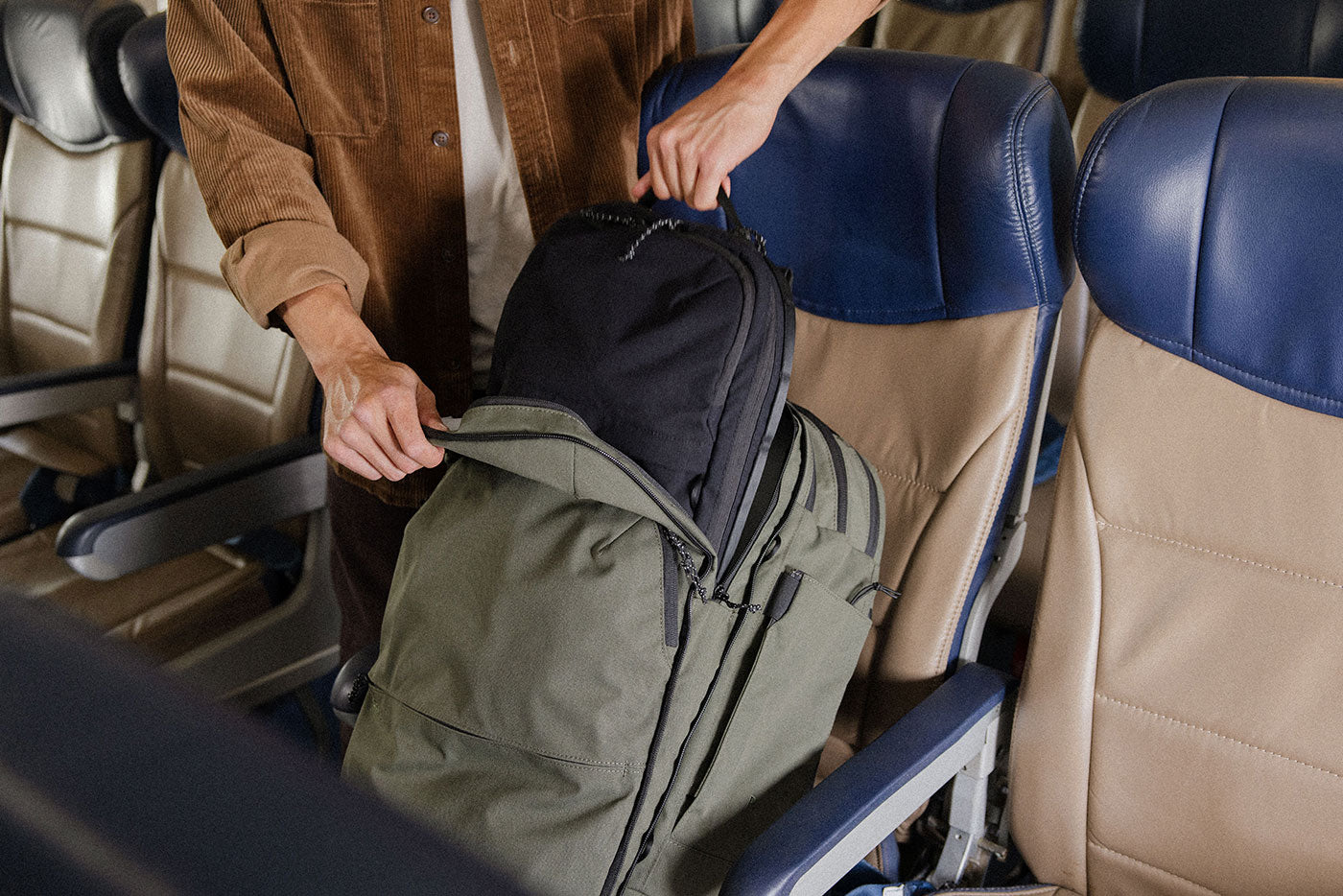 Travel Backpack and Everyday 15L Bag Travel System 